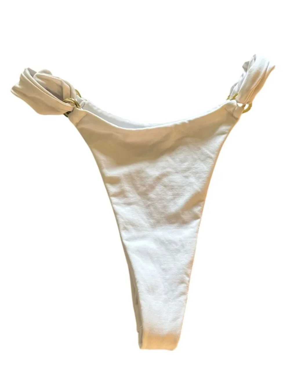 MONDAY Swimwear Morocco Bikini Bottoms in White